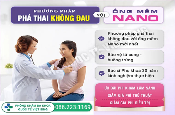 phá thai bằng thuốc tại phòng khám
