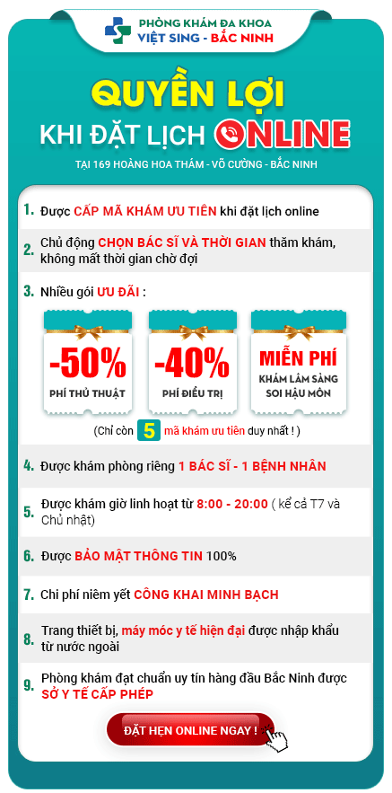 đặt hẹn nhận ưu đãi